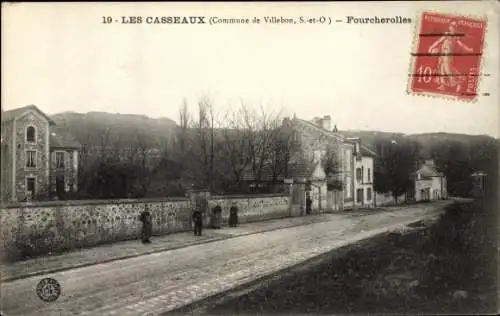 Ak Les Casseaux Villebon Essonne, Fourcherolles