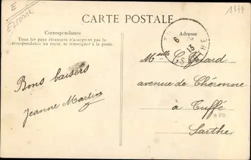 Ak Gif Essonne, Avenue de Grignon