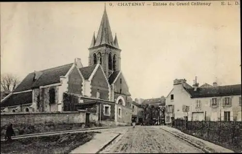 Ak Chatenay Hauts-de-Seine, Entree du Grand Chatenay