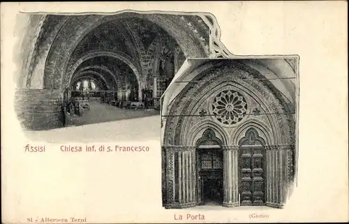 Ak Assisi Umbria, Chiesa inf. di S. Francesco, La Porta