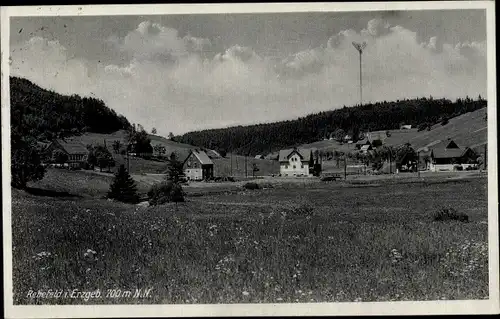 Ak Rehefeld Zaunhaus Altenberg im Erzgebirge, Teilansicht