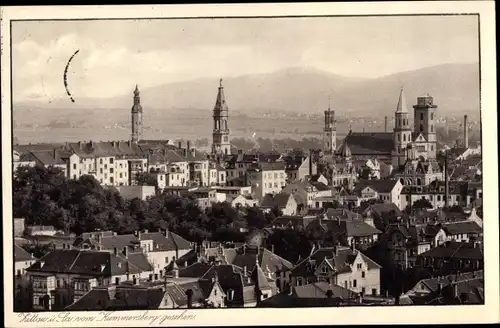 Ak Zittau in Sachsen, Panorama vom Kummersberg