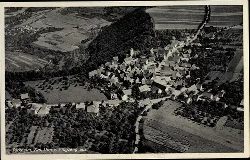 Ak Türkheim in Schwaben, Fliegeraufnahme