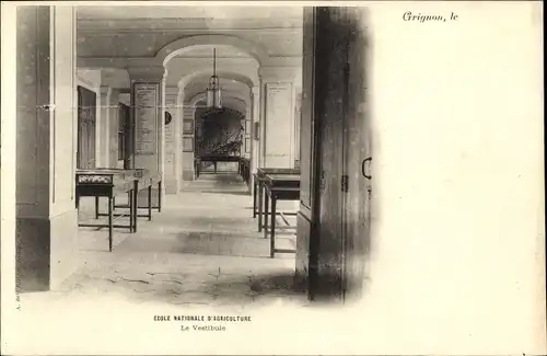 Ak Thiverval Grignon Yvelines, Le Vestibule, École Nationale d'Agriculture