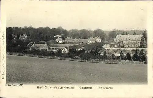 Ak Thiverval Grignon Yvelines, Gesamtansicht, École Nationale d'Agriculture