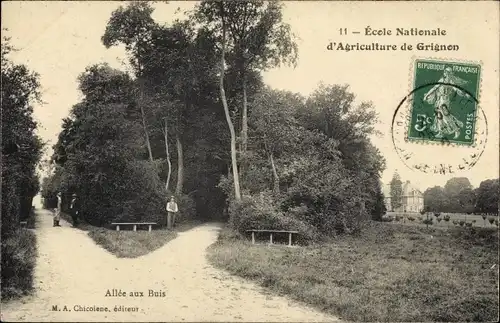 Ak Thiverval Grignon Yvelines, Allée aux Buis, École Nationale d'Agriculture