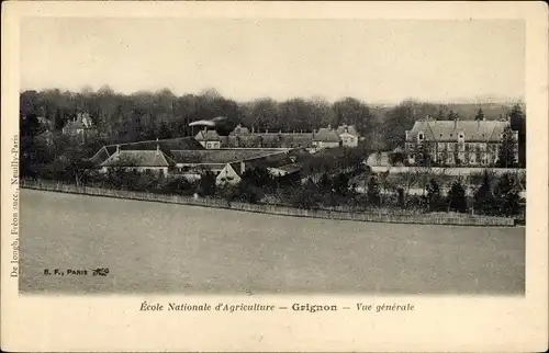 Ak Thiverval Grignon Yvelines, Gesamtansicht, École Nationale d'Agriculture