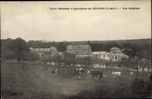 Ak Thiverval Grignon Yvelines, Gesamtansicht, École Nationale d'Agriculture