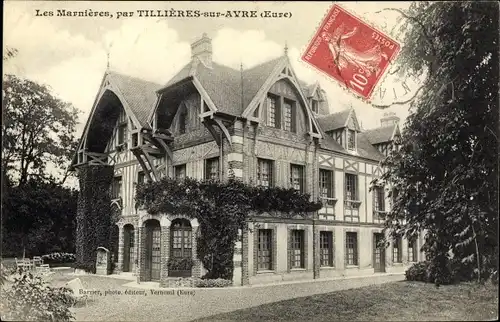 Ak Tillières sur Avre Eure, les Marnières