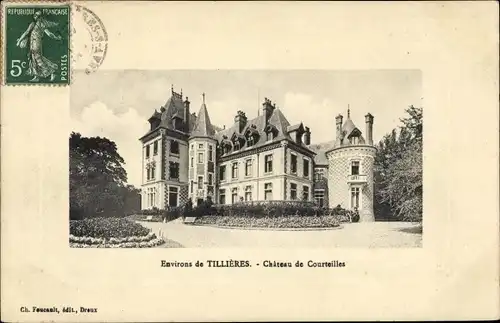 Ak Tillières sur Avre Eure, Château de Courteilles