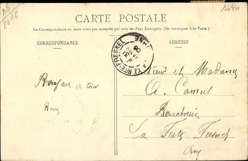 Ak Tillières sur Avre Eure, Vue Générale