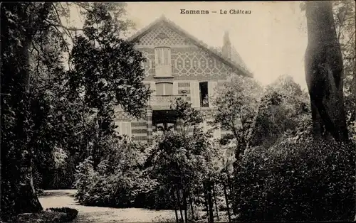 Ak Esmans Seine-et-Marne, Le Château