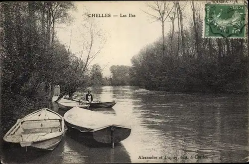 Ak Chelles Seine et Marne, Les Iles