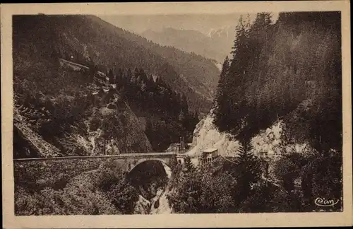 Ak Saint Jean de Belleville Savoie, Le Pont de Belleville