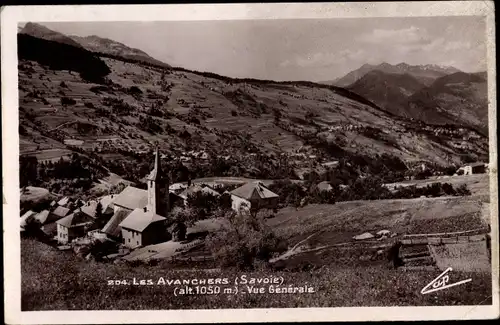 Ak Les Avanchers Valmorel Savoie, Panorama