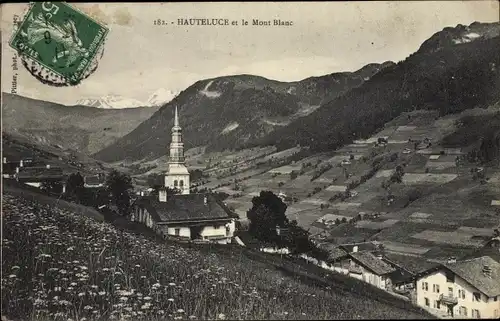 Ak Hauteluce Savoie, Panorama, Mont Blanc