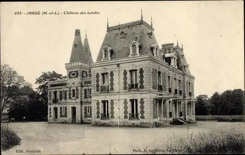 Ak Jarzé Maine et Loire, Château des Landes