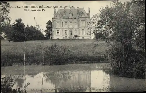 Ak Le Louroux-Béconnais Maine et Loire, Château du Pé