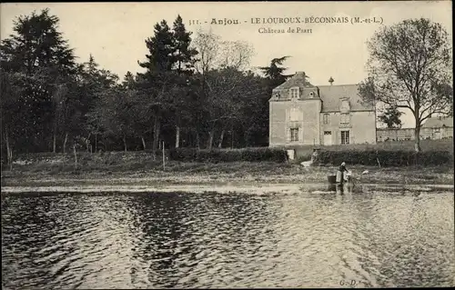 Ak Anjou Le Louroux-Béconnais Maine et Loire, Château de Piart