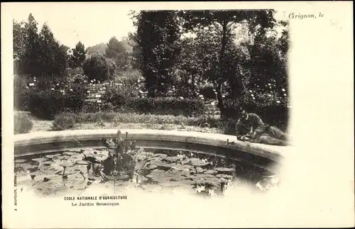 Ak Thiverval Grignon Yvelines, Le Jardin Bontanique, École Nationale d'Agriculture