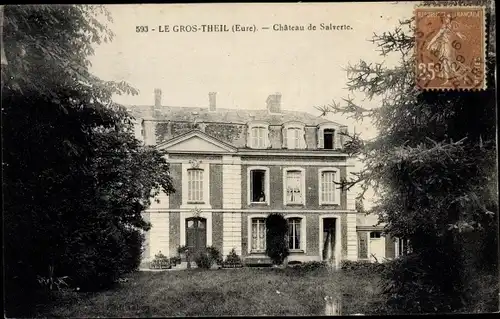 Ak Le Gros-Theil Eure, Chateau de Salverte