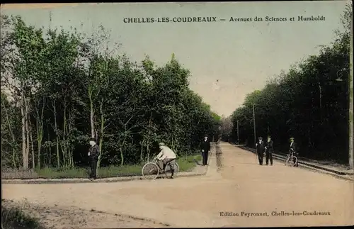 Ak Chelles Seine et Marne, Avenue des Sciences et Humboldt