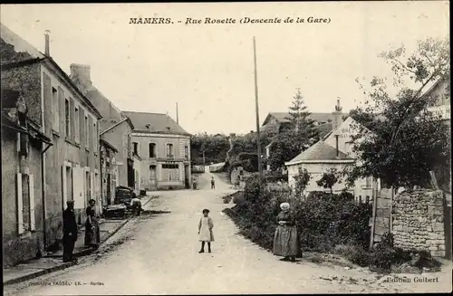 Ak Mamers Sarthe, Rue Rosette