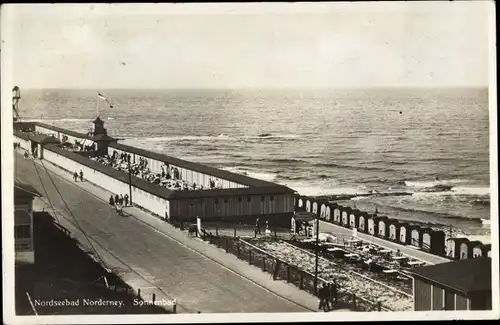 Ak Norderney in Ostfriesland, Sonnenbad, Meer