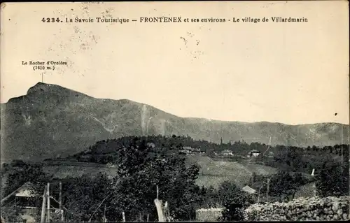 Ak Villardmarin Savoie, Panorama, Le Rocher d'Orclere