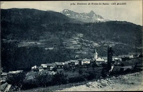 Ak Les Allues Savoie, Panorama