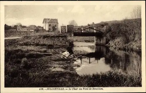 Ak Jullonville Manche, Le Thar au Pont du Bouillon