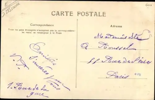 Ak Brunoy Essonne, La Rue des Valleis