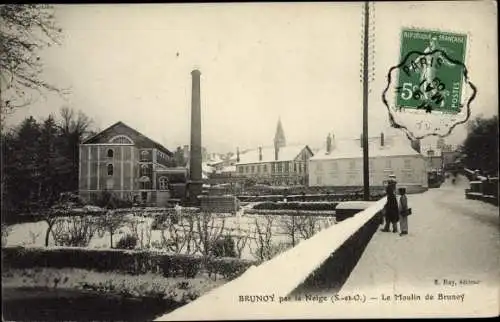 Ak Brunoy Essonne, Le Moulin