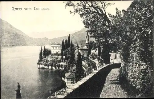 Ak Lago di Como Lombardia, Ortspartie