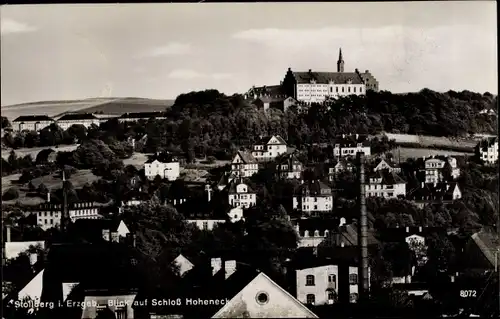 Ak Stollberg im Erzgebirge, Schloss Hoheneck