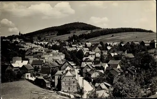 Ak Meuselbach Schwarzmühle, Ortspartie, Kuppe