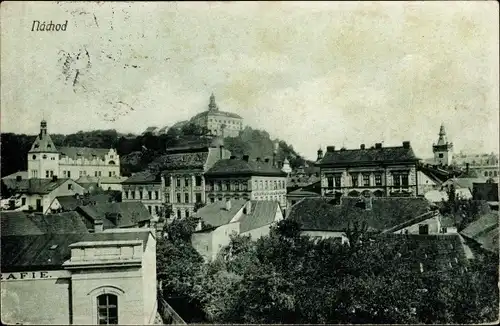 Ak Náchod Region Königgrätz, Blick über die Dächer der Stadt