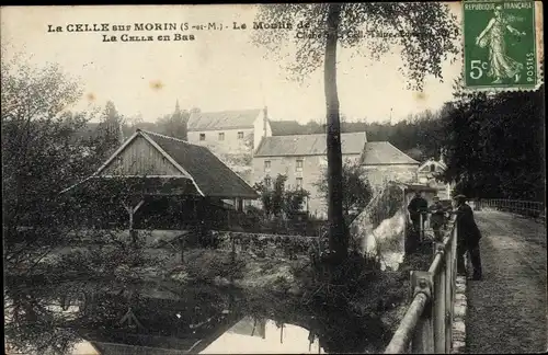 Ak La Celle sur Morin Seine-et-Marne, Moulin de Celle en Bas