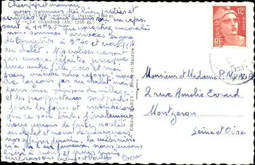 Ak Montvalezan sur Seez Savoie, Le Chatelard