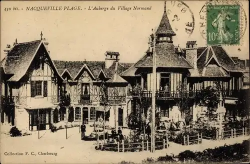 Ak Nacqueville Plage Manche, L'Auberge du Village Normand