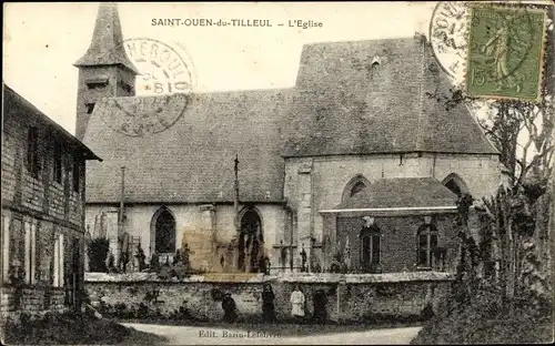 Ak Saint Ouen du Tilleul Eure, L'Eglise