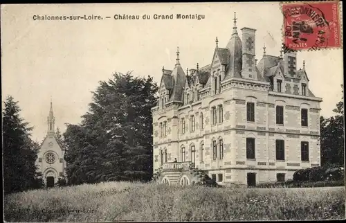 Ak Chalonnes Maine et Loire, Château du Grand Montaigu