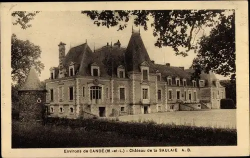 Ak Cande Maine et Loire, Château de la Saulaie