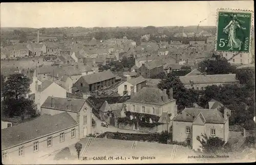Ak Cande Maine et Loire, Gesamtansicht
