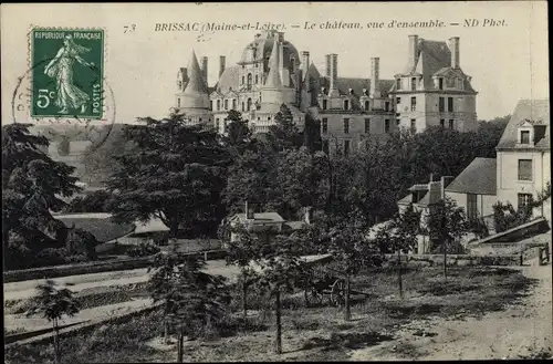 Ak Brissac Maine et Loire, Château