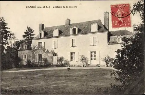 Ak Cande Maine et Loire, Château de la Rivière