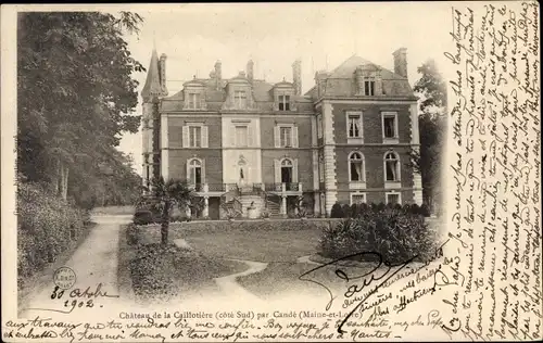 Ak Cande Maine et Loire, Château de la Caillotière