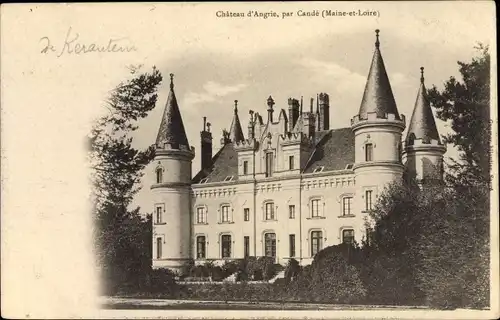 Ak Cande Maine et Loire, Château d'Angrie