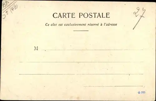 Ak Cande Maine et Loire, Château d'Angrie