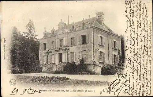 Ak Cande Maine et Loire, Château de Villegontier